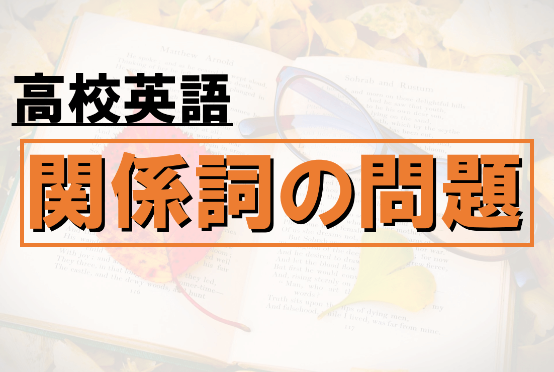 高校英文法の関係詞の問題13選 大学入試 共通テスト対策 みちくさスタディ